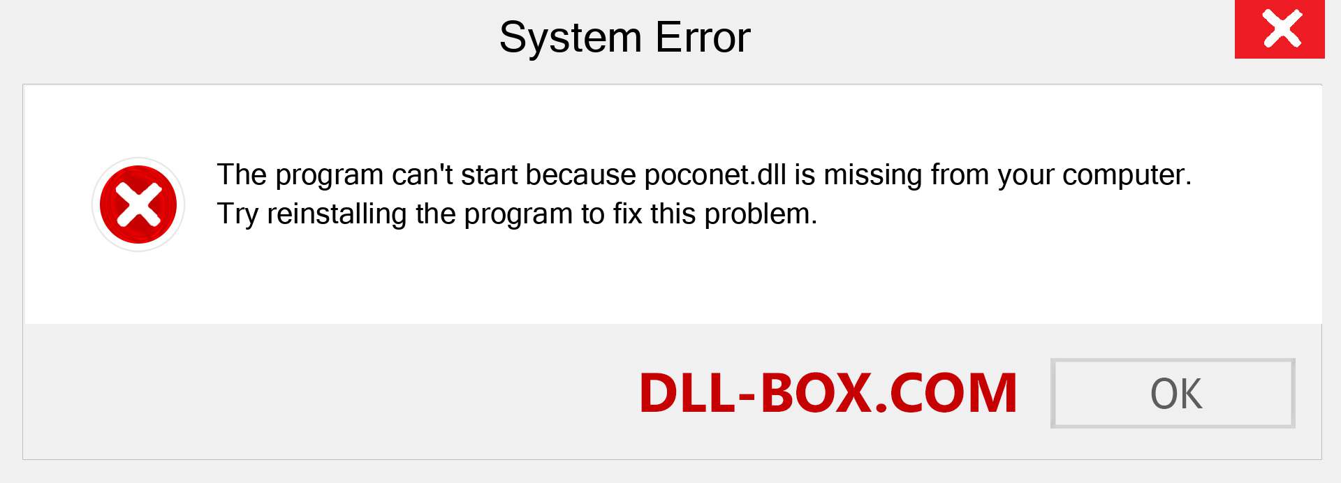  poconet.dll file is missing?. Download for Windows 7, 8, 10 - Fix  poconet dll Missing Error on Windows, photos, images